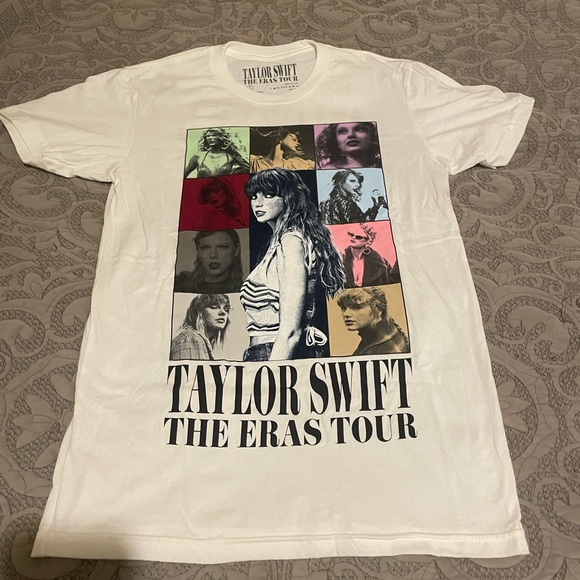 Taylor Swift Tops - BRAND NEW Official Merch Taylor Swift Eras Tour Shirt in White